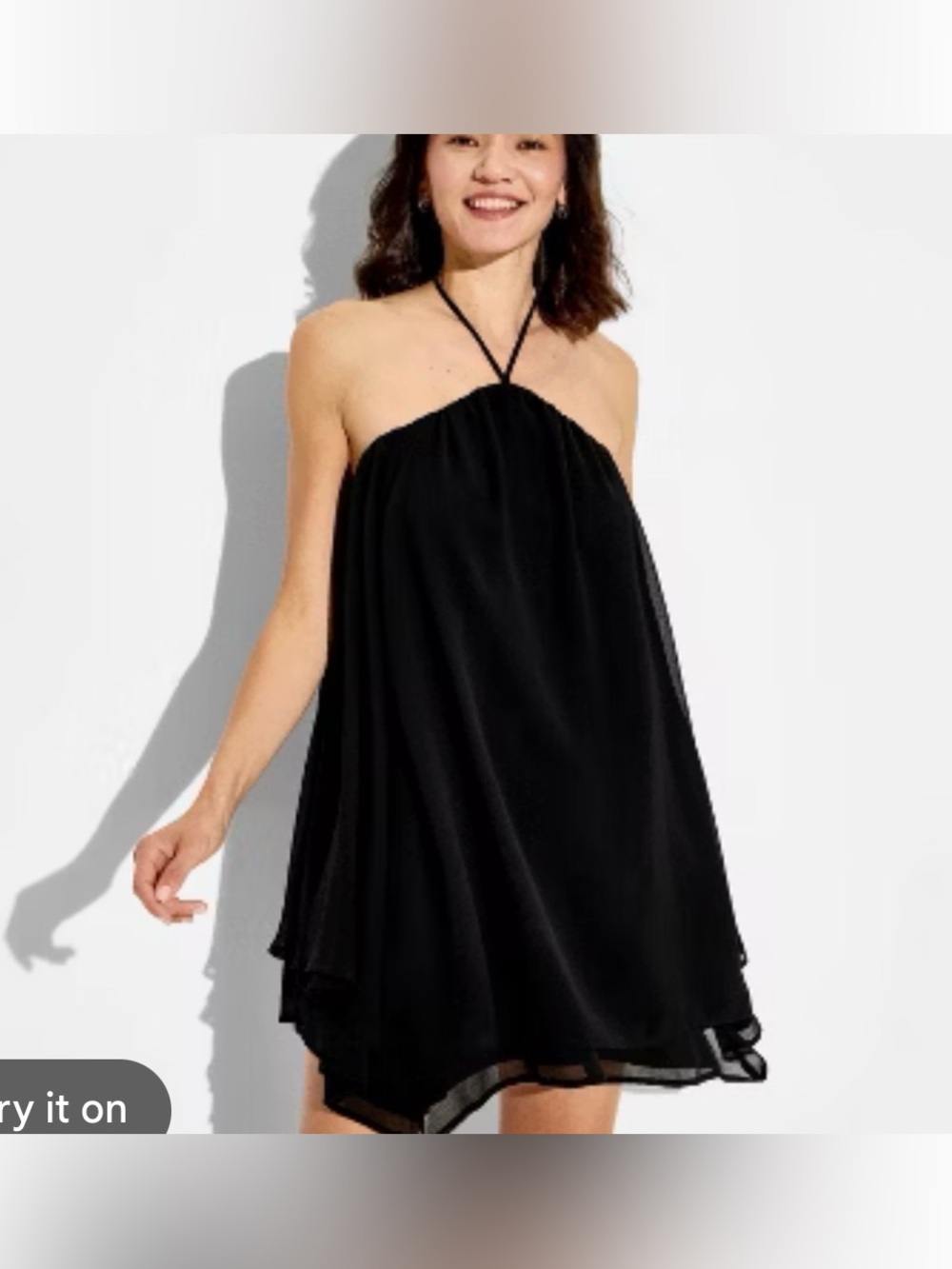 Flowy Trapeze Mini Dress